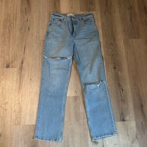 Abercrombie & Fitch The 90s Straight Ultra High Rise